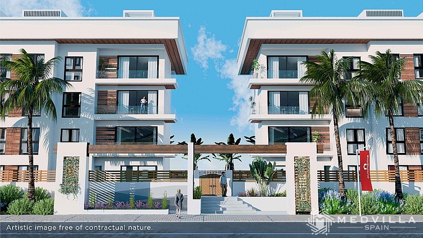 3 slaapkamer Appartement met dakterras in Los Alcazares in Medvilla Spanje