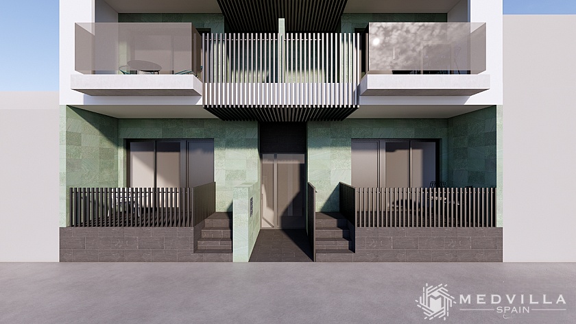 2 slaapkamer Appartement met terras in Torre de la Horadada in Medvilla Spanje