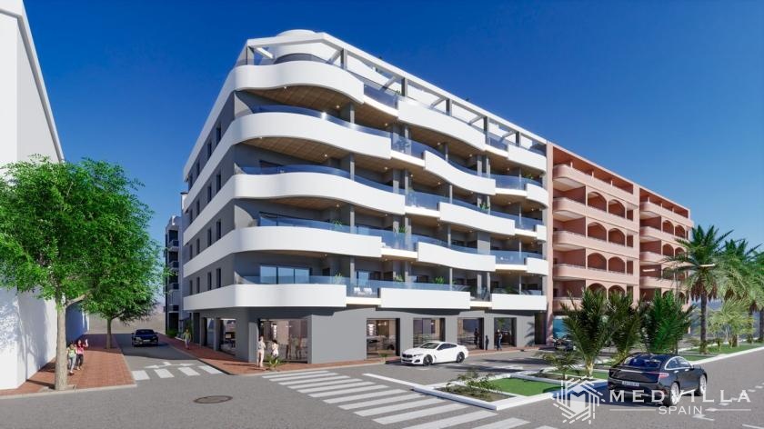 3 slaapkamer Appartement met terras in Torrevieja in Medvilla Spanje
