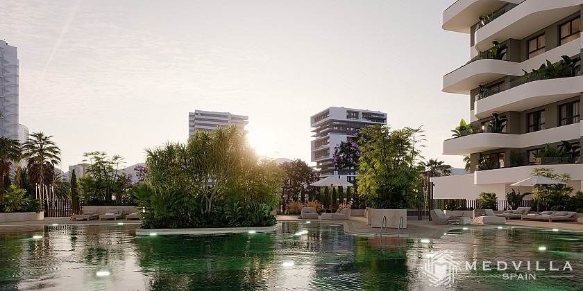 2 slaapkamer Appartement met terras in Calpe