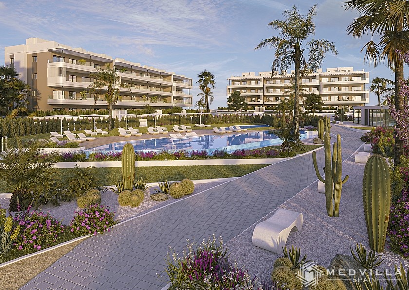 2 slaapkamer Appartement met dakterras in Torrevieja in Medvilla Spanje