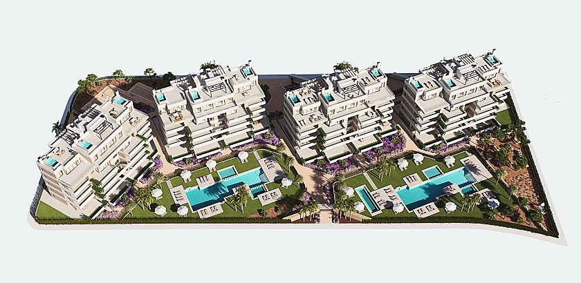 3 slaapkamer Appartement met terras in Santa Rosalía Resort in Medvilla Spanje