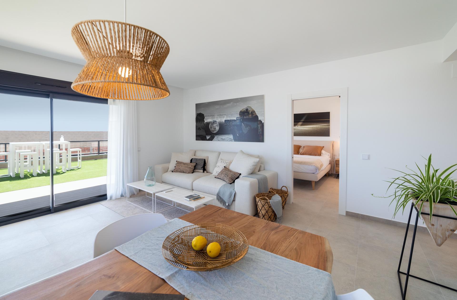 3 slaapkamer Appartement met tuin in Gran Alacant - Nieuwbouw in Medvilla Spanje