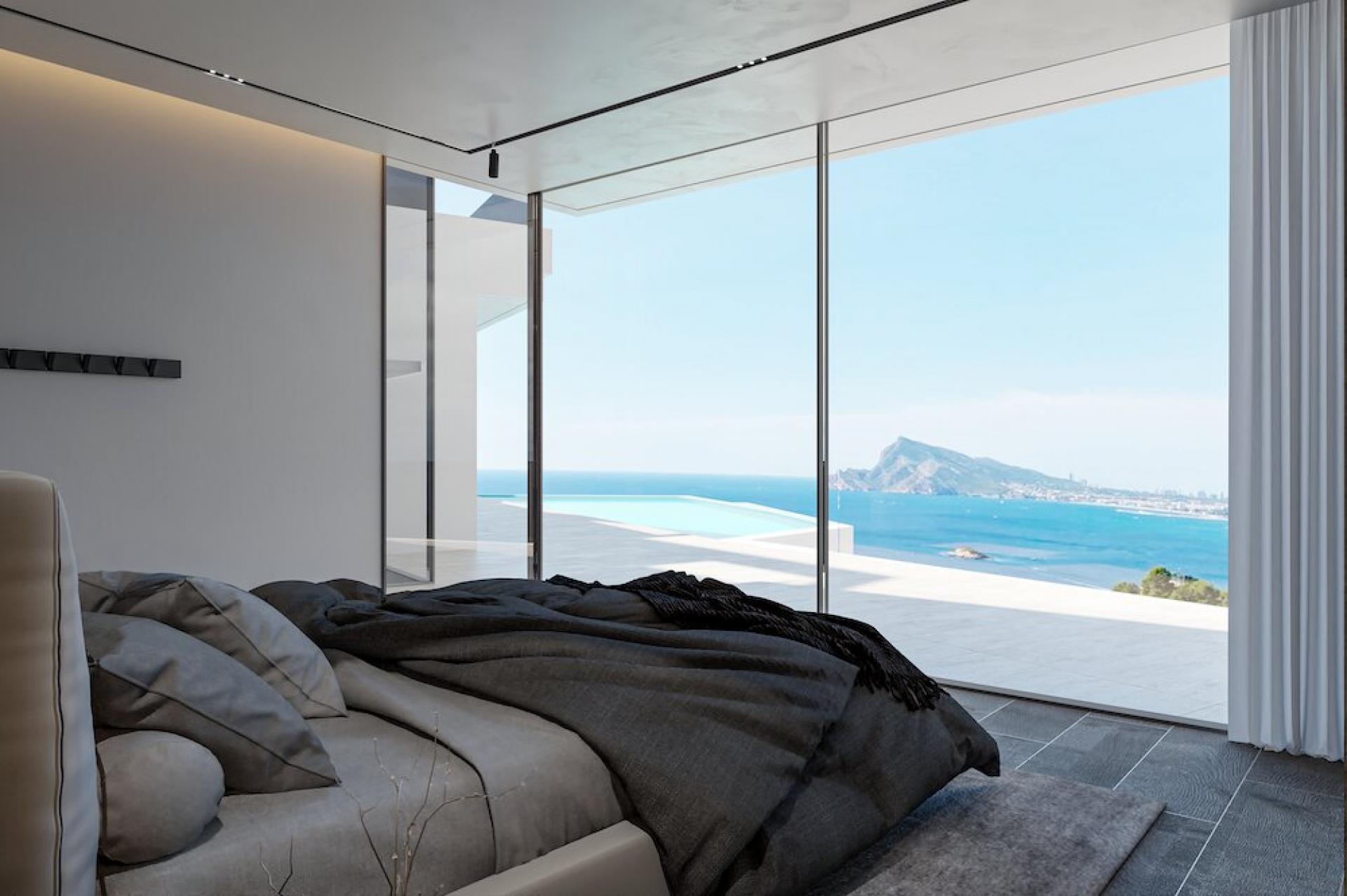 Design Villa met Panoramisch Zeezicht in Altea in Medvilla Spanje