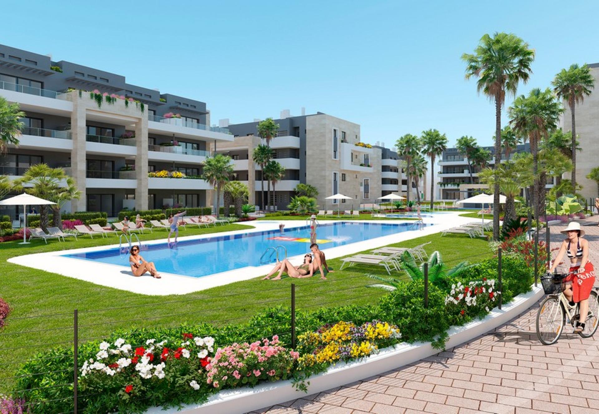 2 slaapkamer Appartement met terras in Playa Flamenca - Orihuela Costa - Nieuwbouw in Medvilla Spanje