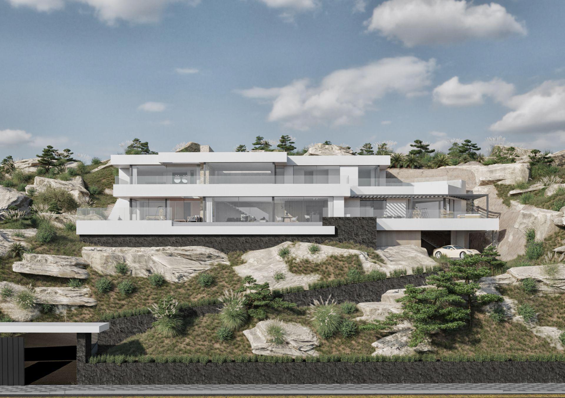 Villa met schitterend zeezicht in Altea Hills in Medvilla Spanje