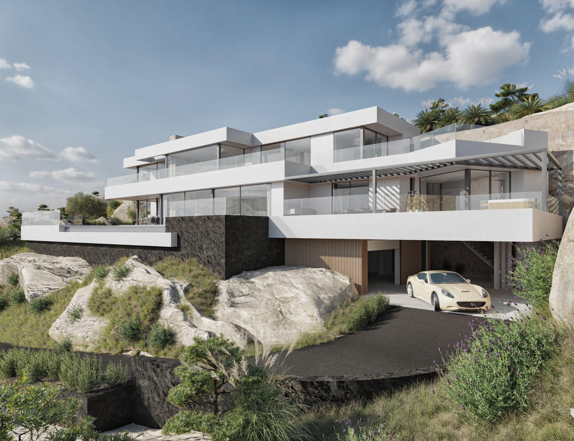 Villa met schitterend zeezicht in Altea Hills in Medvilla Spanje