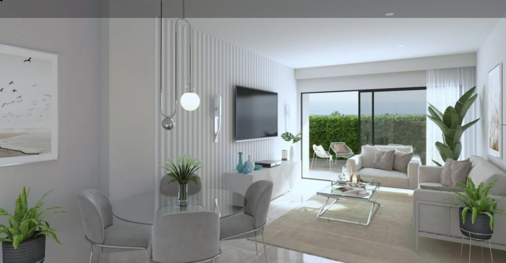 2 slaapkamer Appartement met tuin in Puerto de Mazarron - Nieuwbouw in Medvilla Spanje