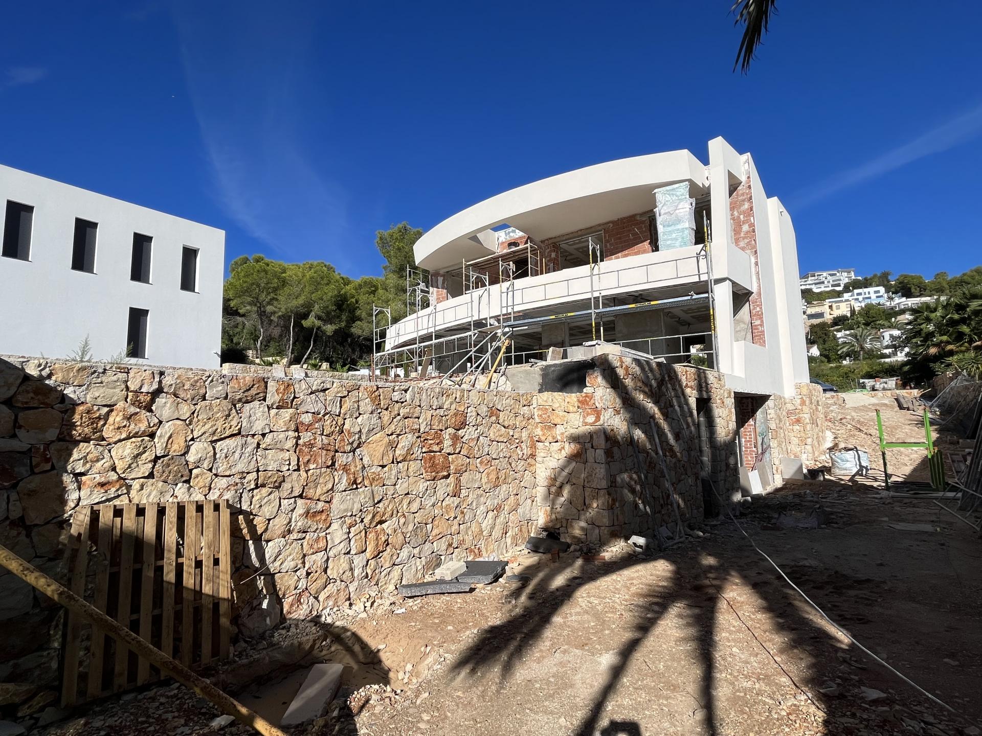 Luxe villa met uitzicht op zee in Moraira in Medvilla Spanje