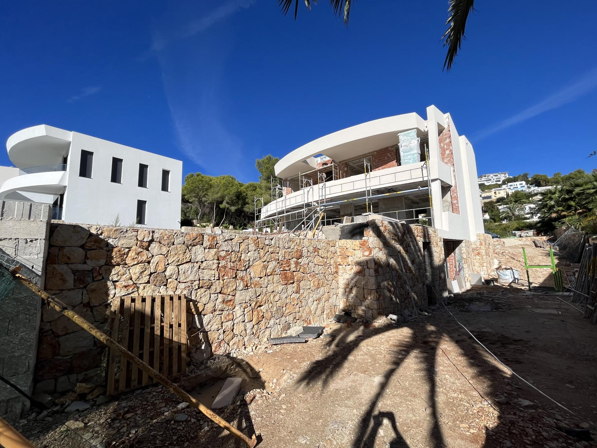 Luxe villa met uitzicht op zee in Moraira in Medvilla Spanje