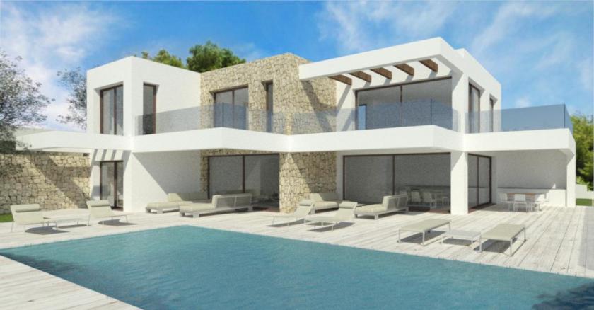 Prachtige luxe villa met zeezicht in Moraira in Medvilla Spanje