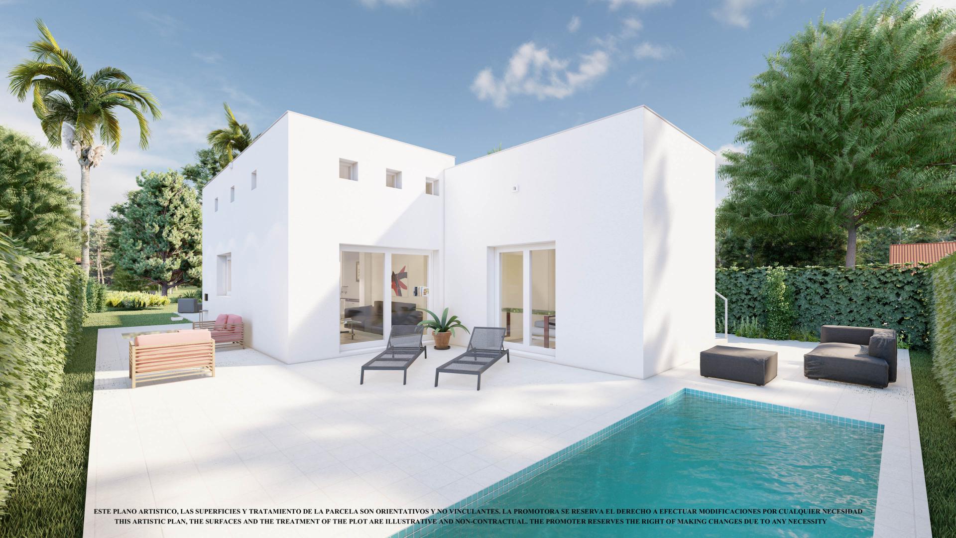 3 slaapkamer Villa in Los Alcazares - Nieuwbouw in Medvilla Spanje
