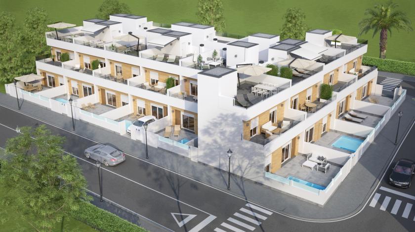 3 slaapkamer Geschakelde woningen in Avileses - Nieuwbouw in Medvilla Spanje