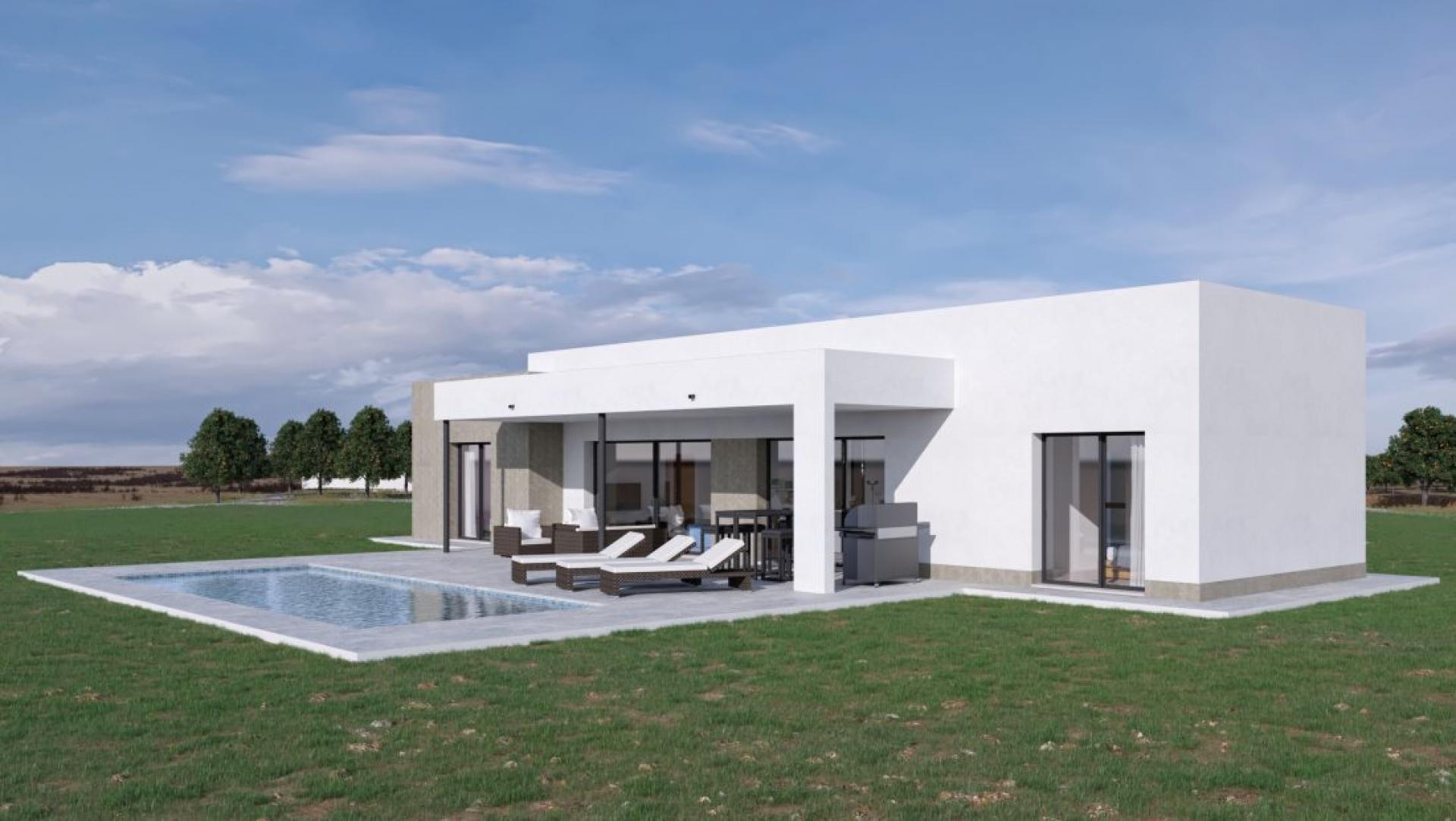Off-plan Hondon Villa te koop in Hondon de las Nieves in Medvilla Spanje