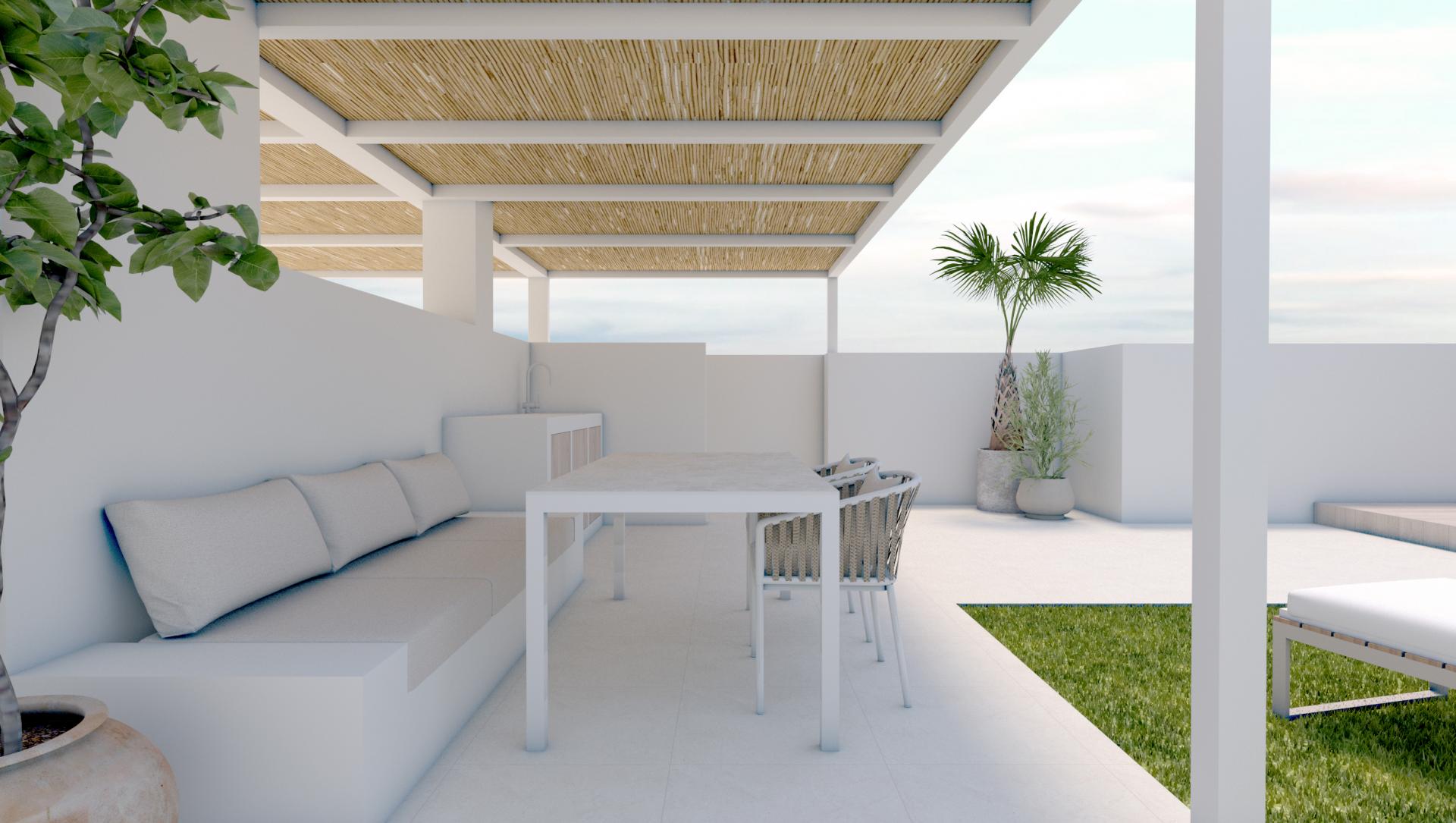 3 slaapkamer Appartement met tuin in Torre de la Horadada - Nieuwbouw in Medvilla Spanje