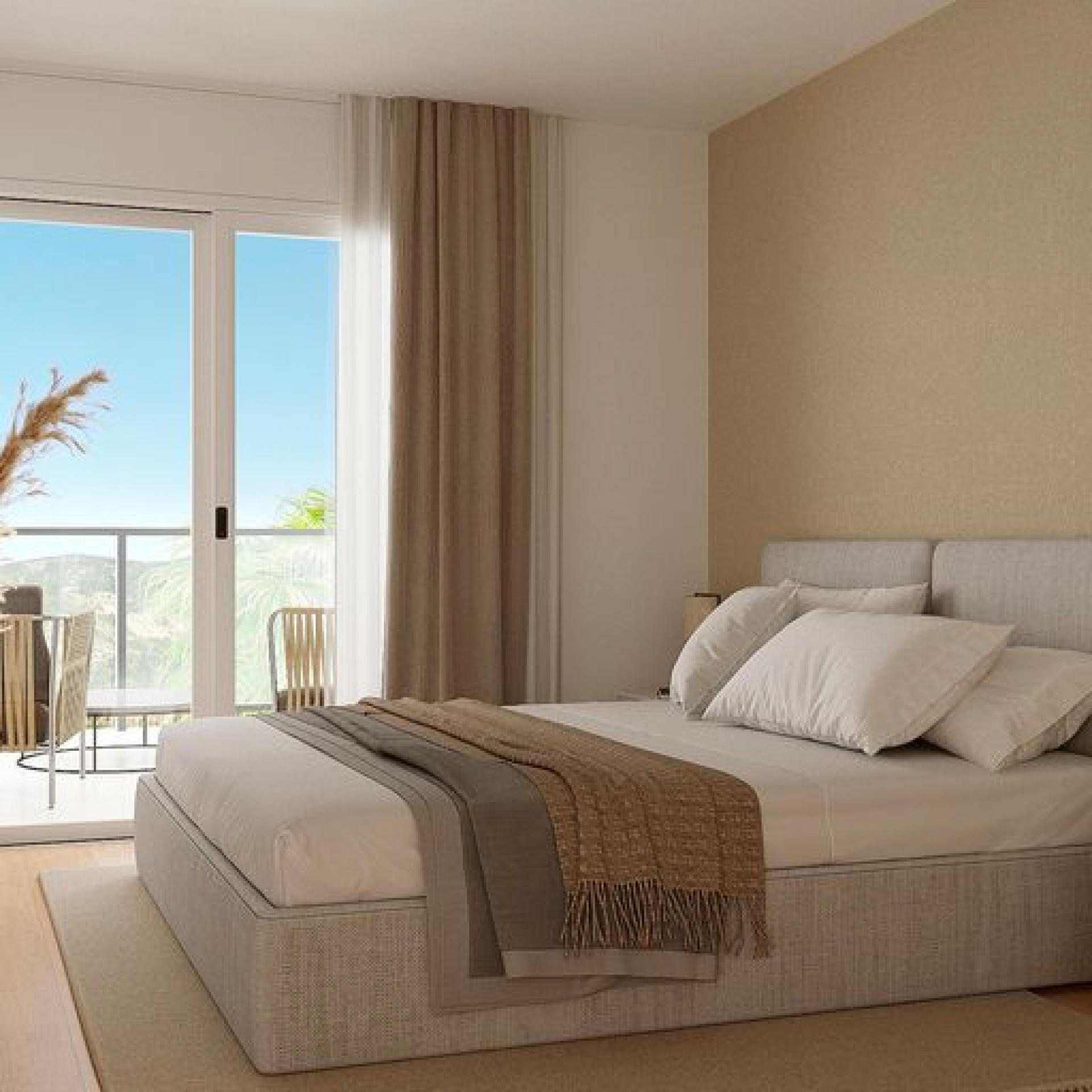 3 slaapkamer Appartement met tuin in Finestrat - Nieuwbouw in Medvilla Spanje