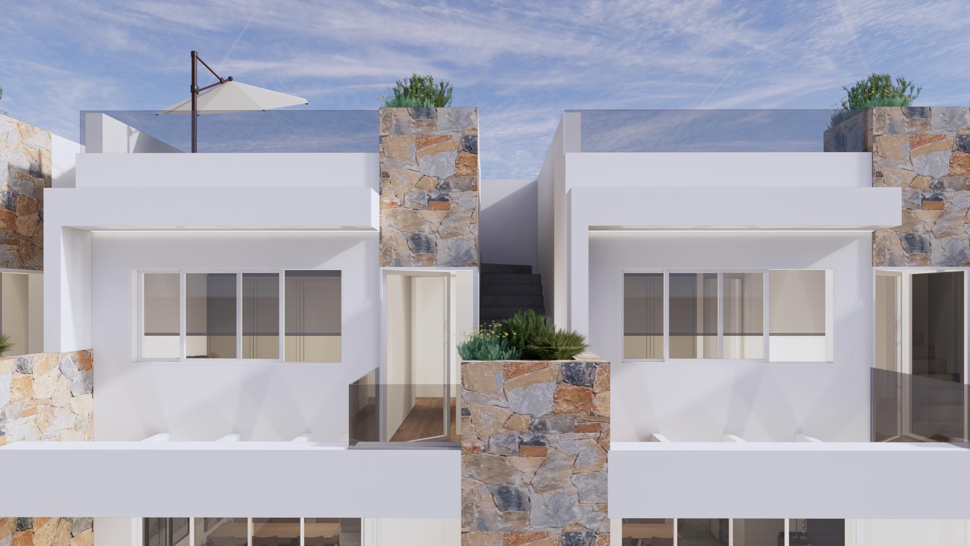 3 Slaapkamer Geschakelde woningen in Villamartin - Orihuela Costa - Nieuwbouw in Medvilla Spanje