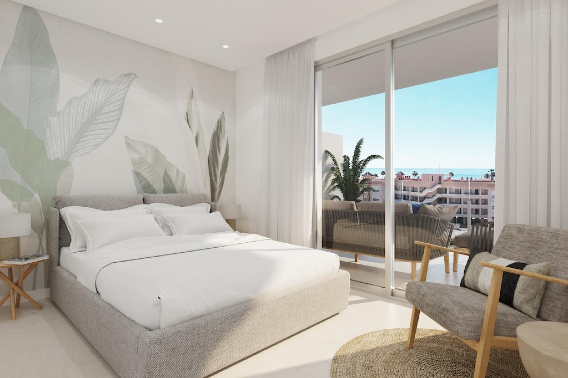2 slaapkamer Appartement met terras in Santa Pola - Nieuwbouw in Medvilla Spanje