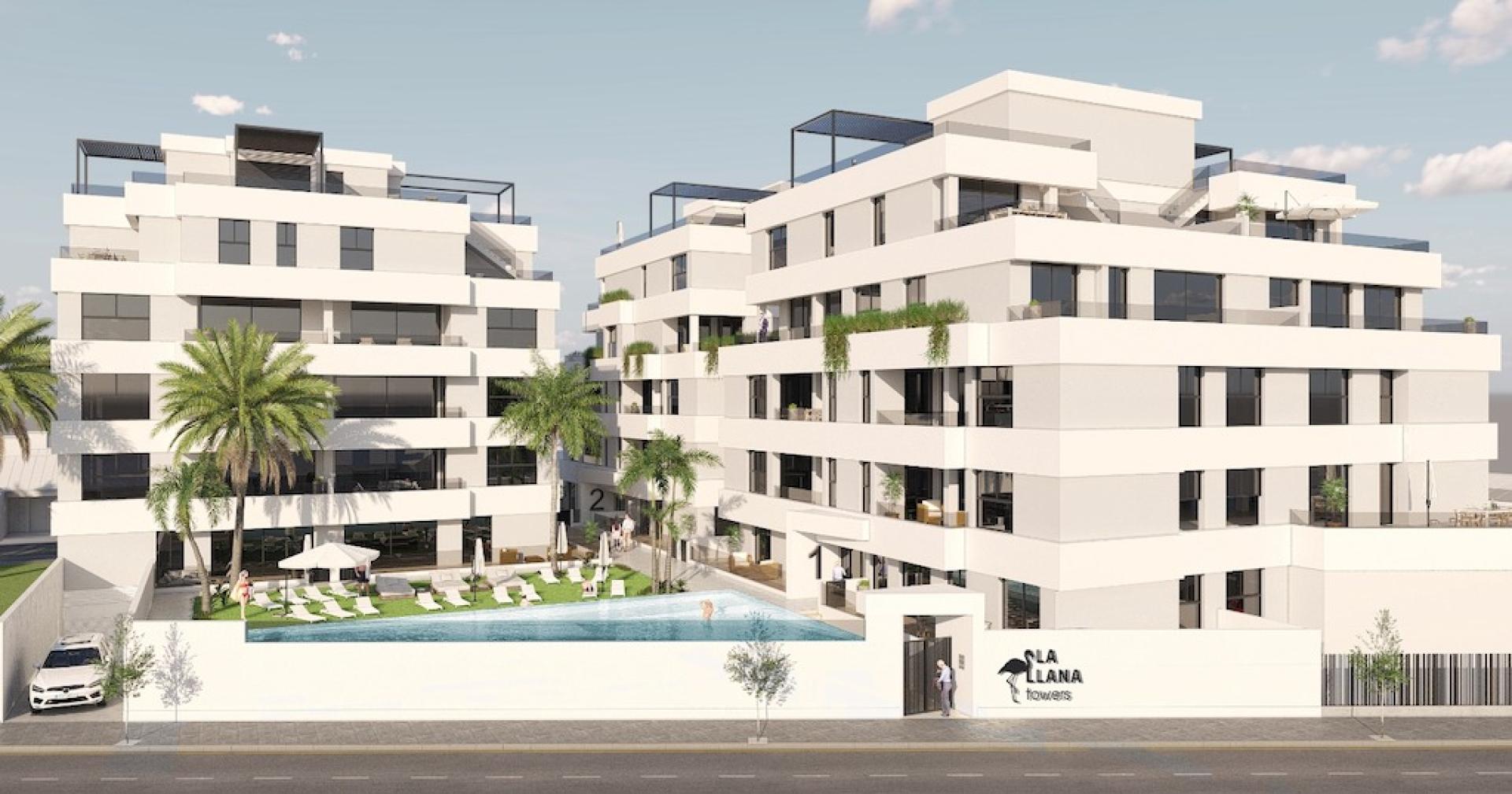3 slaapkamer Appartement met dakterras in San Pedro Del Pinatar - Nieuwbouw in Medvilla Spanje