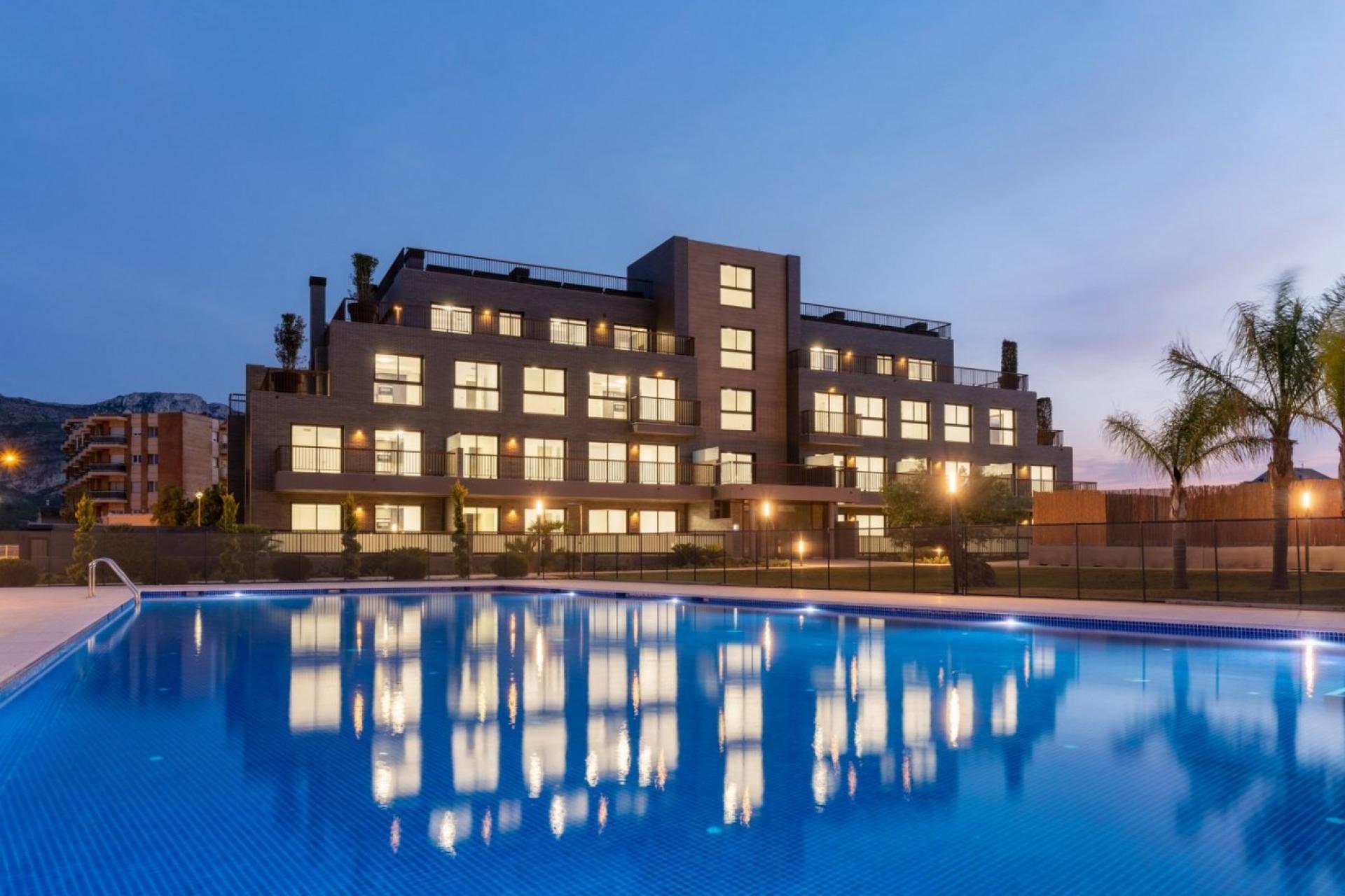 3 slaapkamer Appartement met dakterras in Denia - Nieuwbouw in Medvilla Spanje