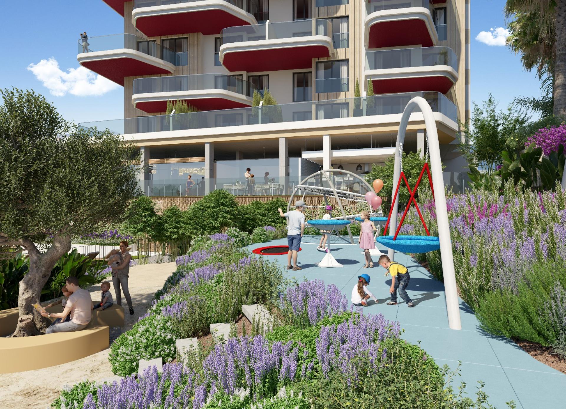 3 slaapkamer Appartement met tuin in Calpe - Nieuwbouw in Medvilla Spanje