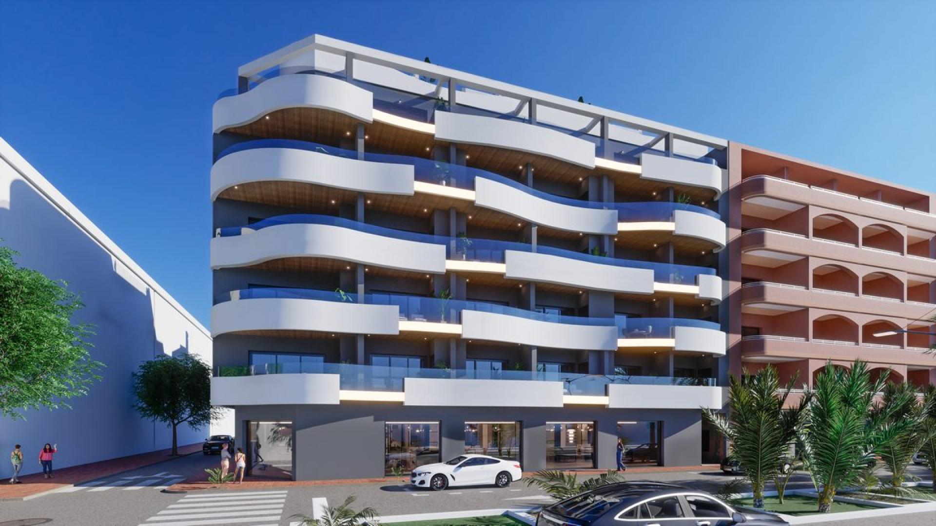 3 slaapkamer Appartement met dakterras in Torrevieja - Nieuwbouw in Medvilla Spanje