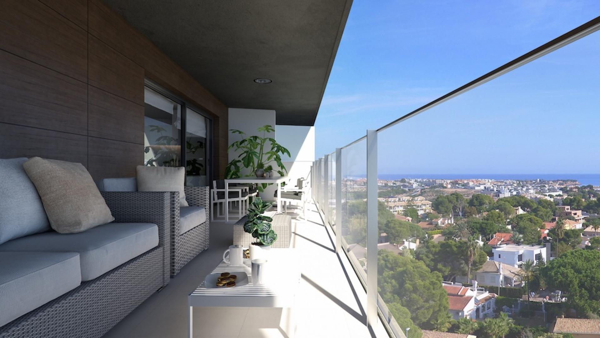 2 slaapkamer Appartement met dakterras in Campoamor - Orihuela Costa - Nieuwbouw in Medvilla Spanje