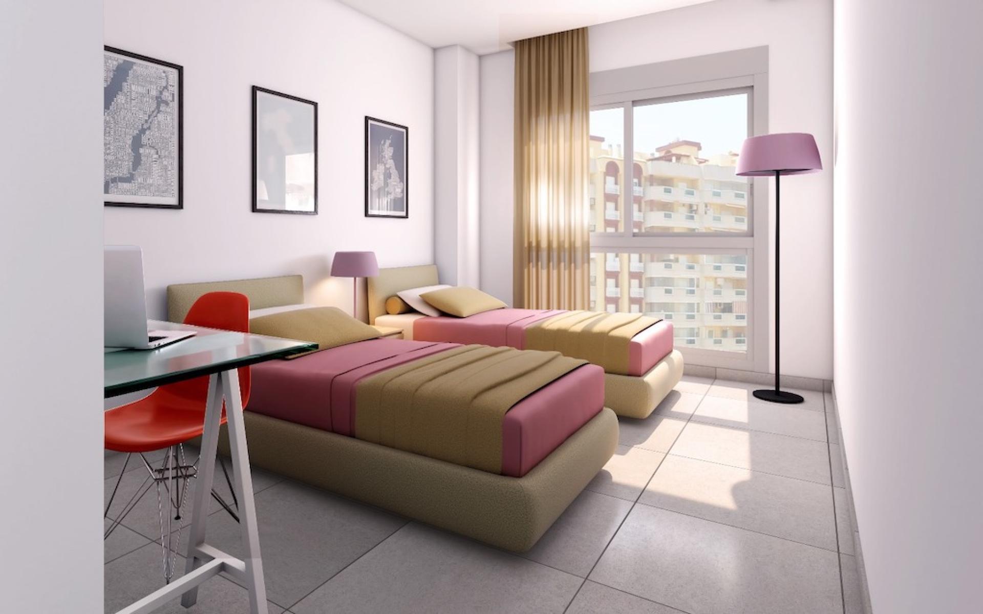 1 slaapkamer Appartement met terras in La Manga - Nieuwbouw in Medvilla Spanje