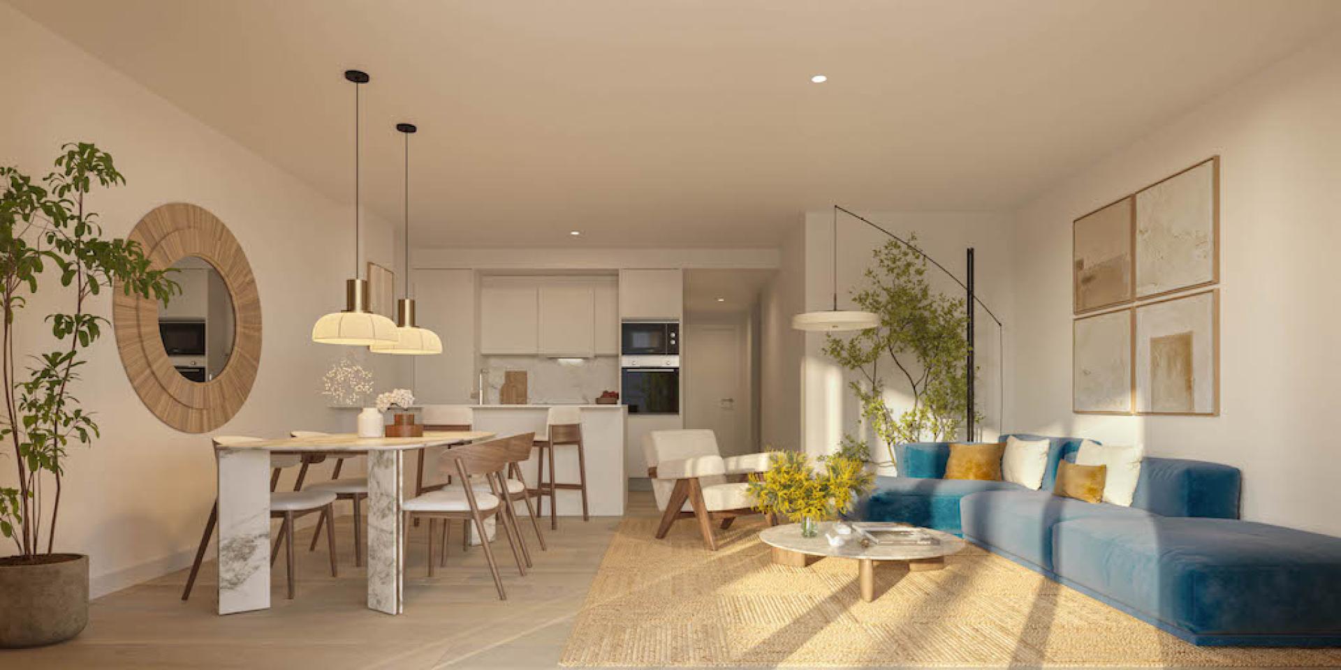 1 slaapkamer Appartement met terras in Denia - Nieuwbouw in Medvilla Spanje