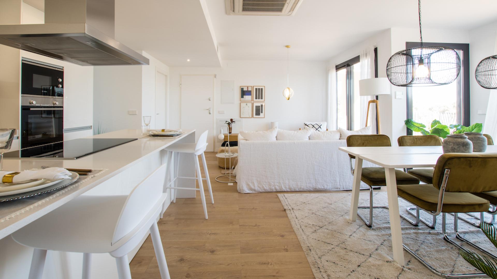 3 slaapkamer Appartement met terras in Villajoyosa - Nieuwbouw in Medvilla Spanje