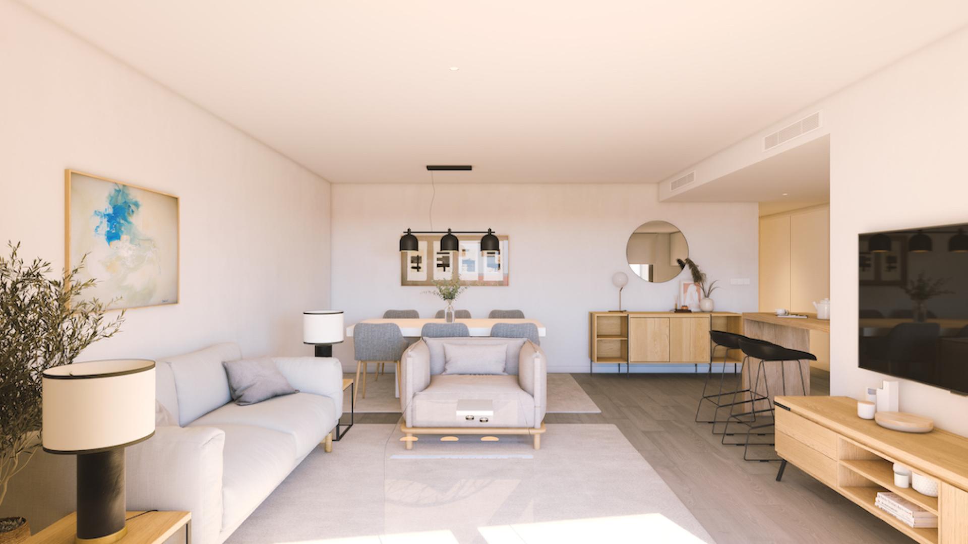 3 slaapkamer Appartement met terras in Alicante - Nieuwbouw in Medvilla Spanje