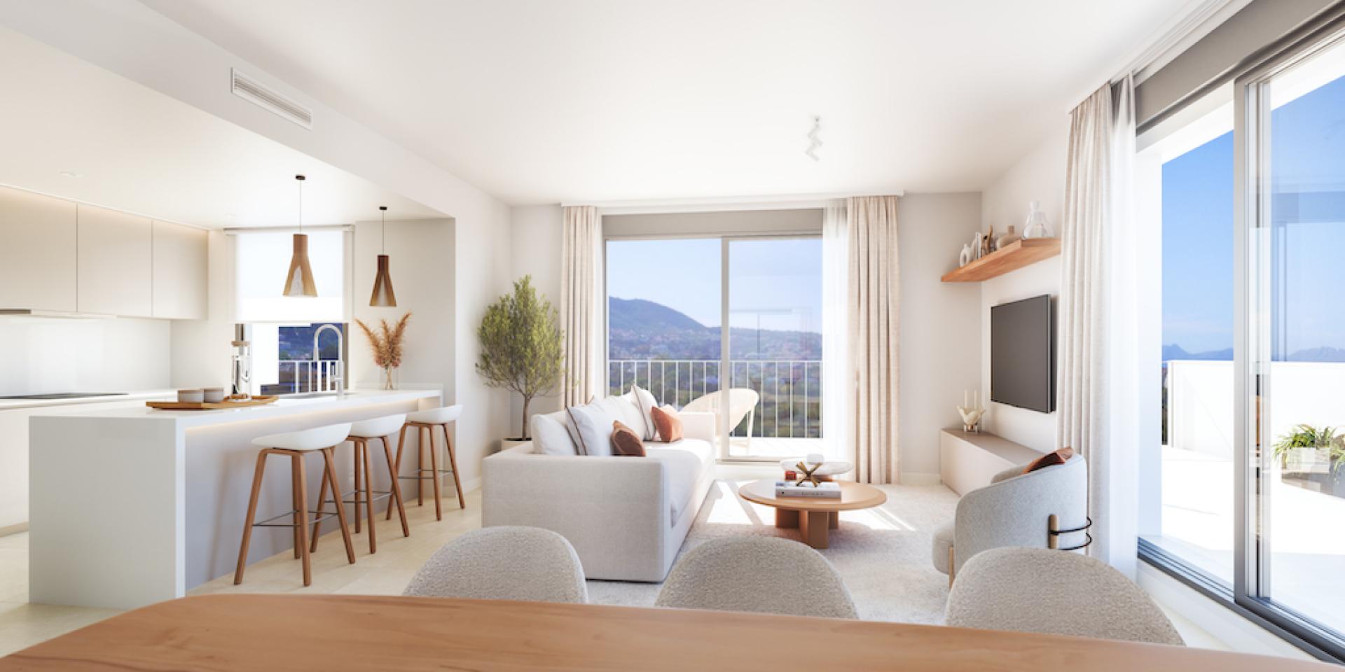 3 slaapkamer Appartement met tuin in Denia - Nieuwbouw in Medvilla Spanje