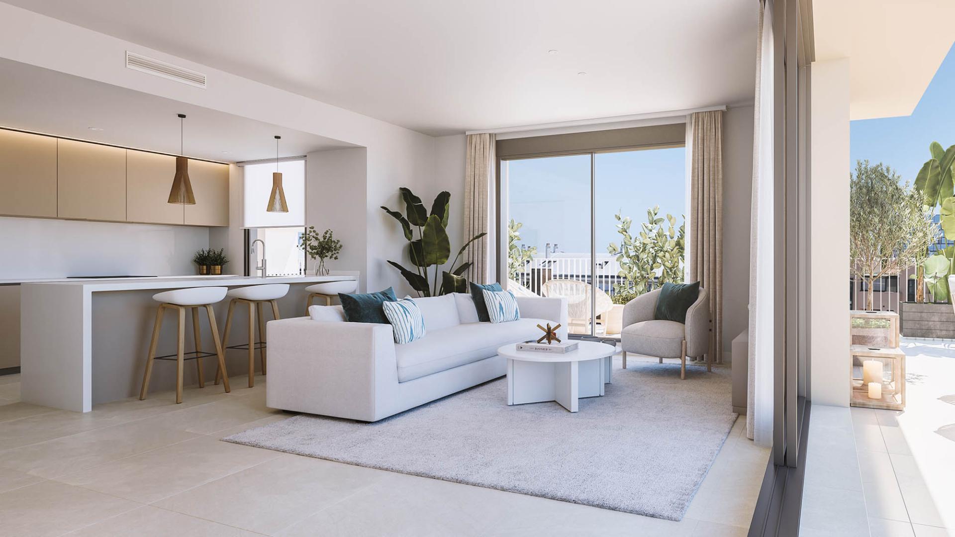2 slaapkamer Appartement met terras in Denia - Nieuwbouw in Medvilla Spanje